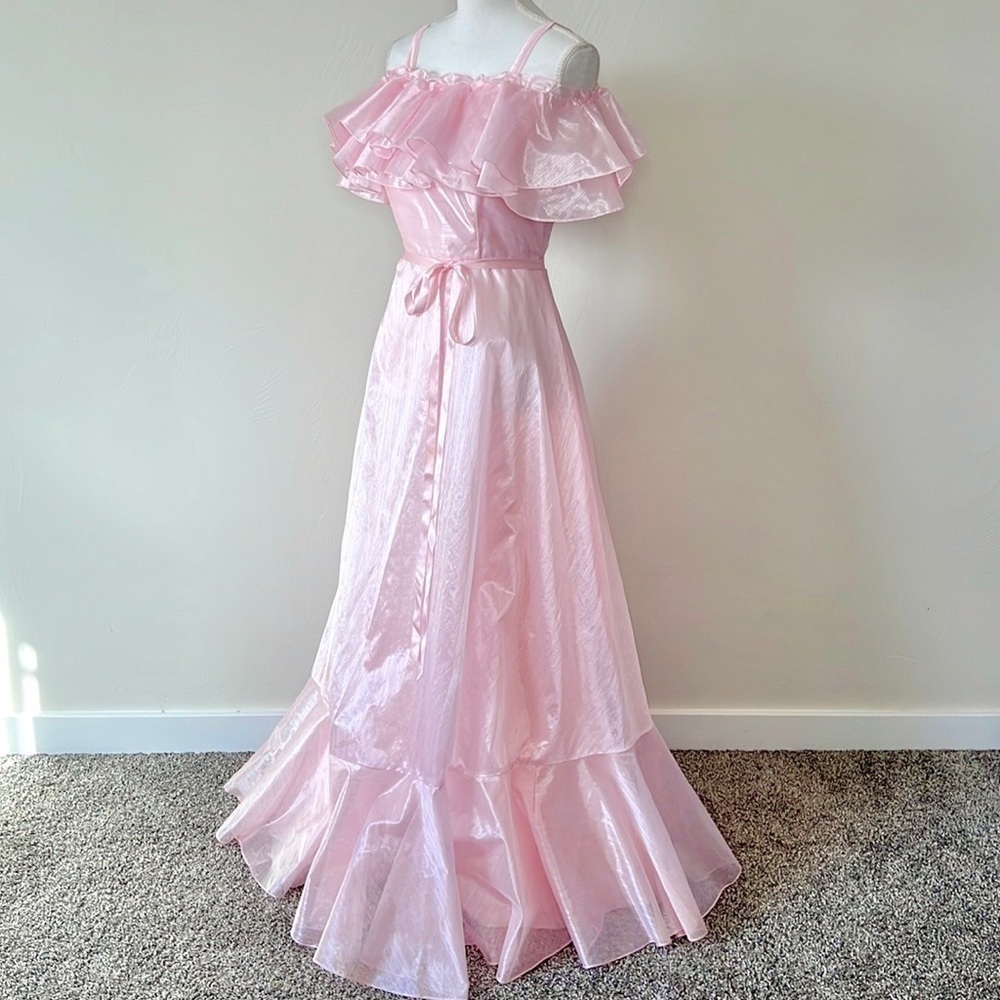 Vintage Princess Prom Dress - Picture 1 of 10